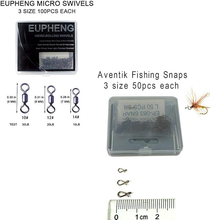 fly fishing micro swivels