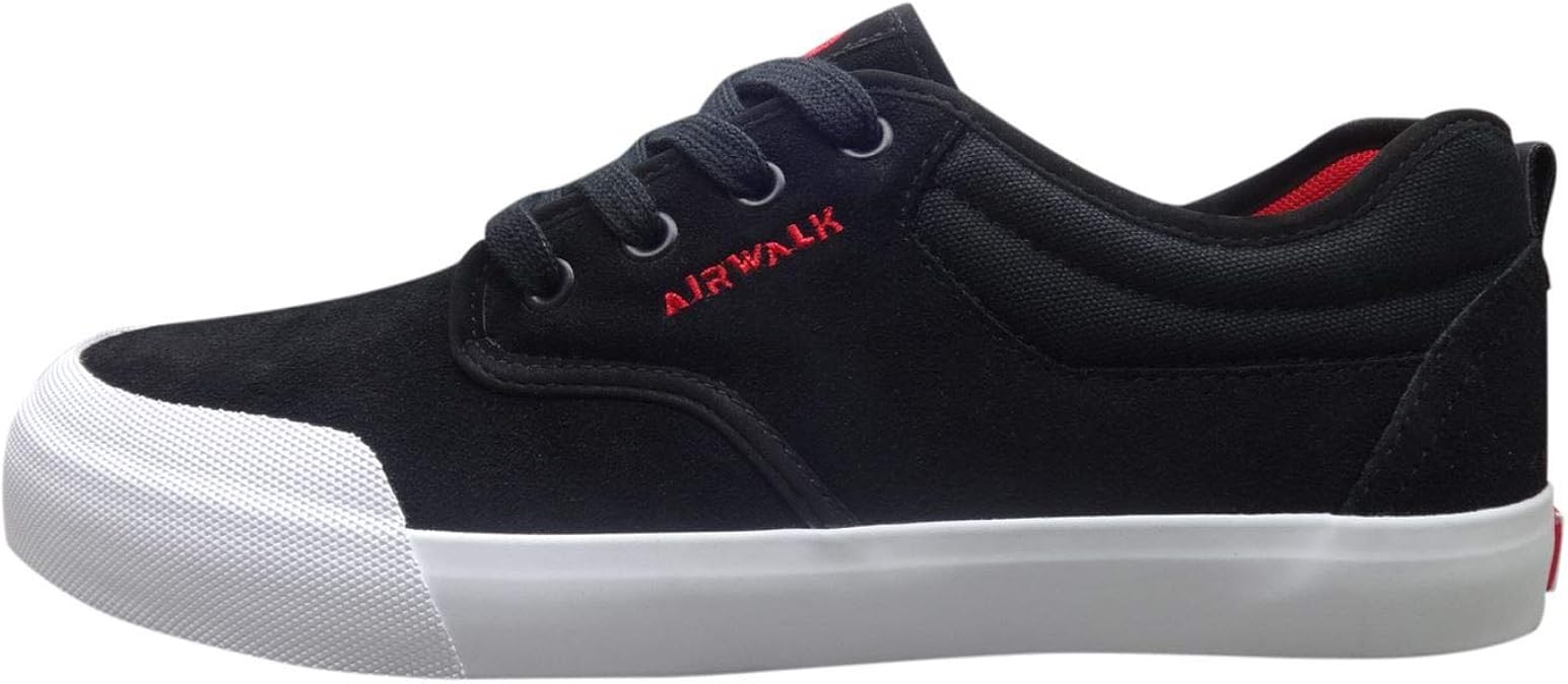 Airwalk Zapatillas de skateboarding para hombre, color Negro, talla