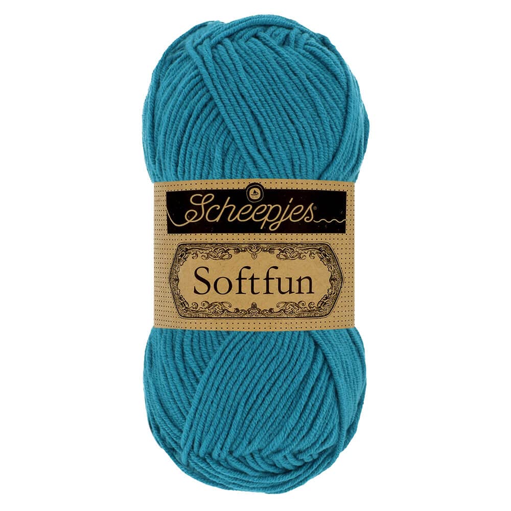 Scheepjes - Scheepjes Softfun 2649 Peacock Yarn - 1x50g — image 1