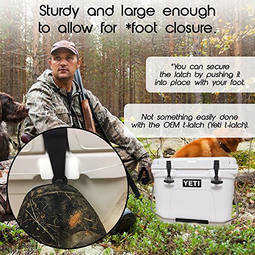 2-Pack of Replacement Lid Latches Compatible with Yeti and RTIC Hard Coolers Manufactured by BEAST Cooler Accessories - Ergonomically Improved Design That Fits All Yeti Tundra and RTIC Hard Coolers - Thumbnail 6