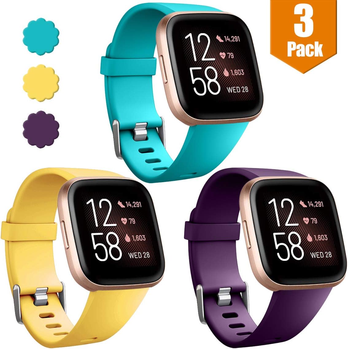 teal fitbit versa band