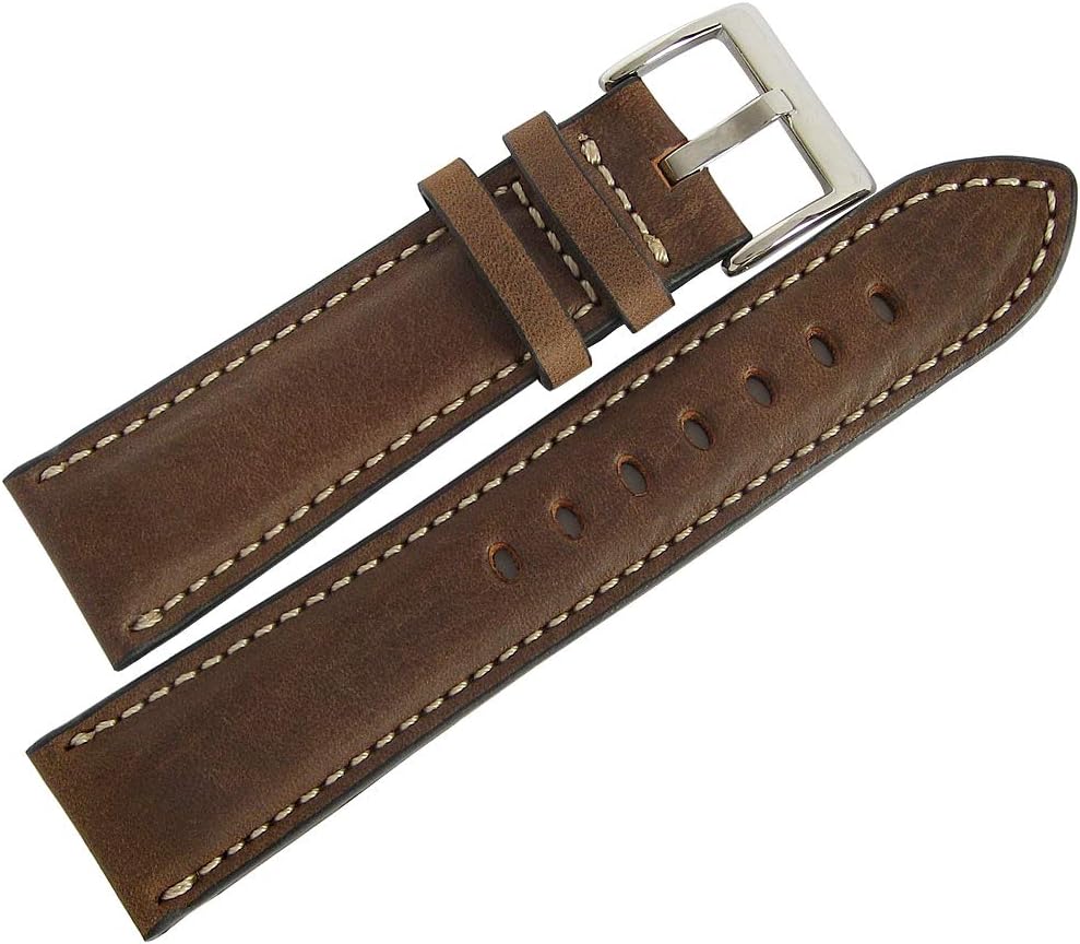 Casablanca 20mm Brown Leather Watch Strap