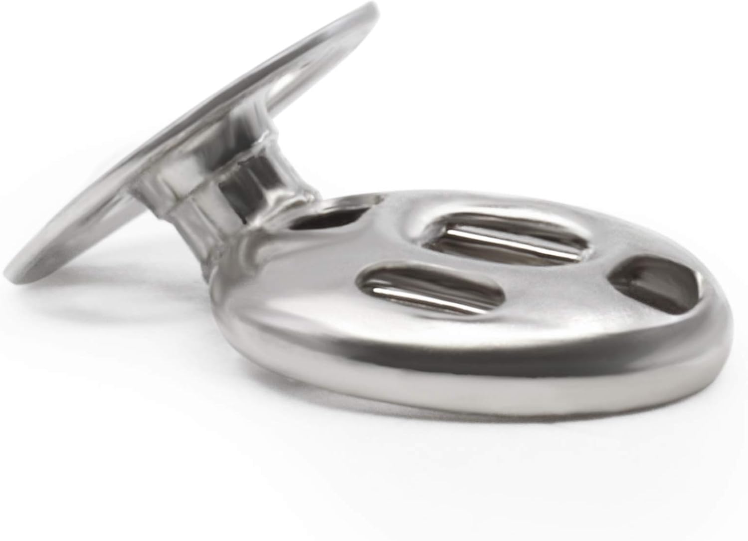 Dritz 80-40-65 Sew-On Snaps, Nickel-Plated Brass, Size 4/0 12-Count