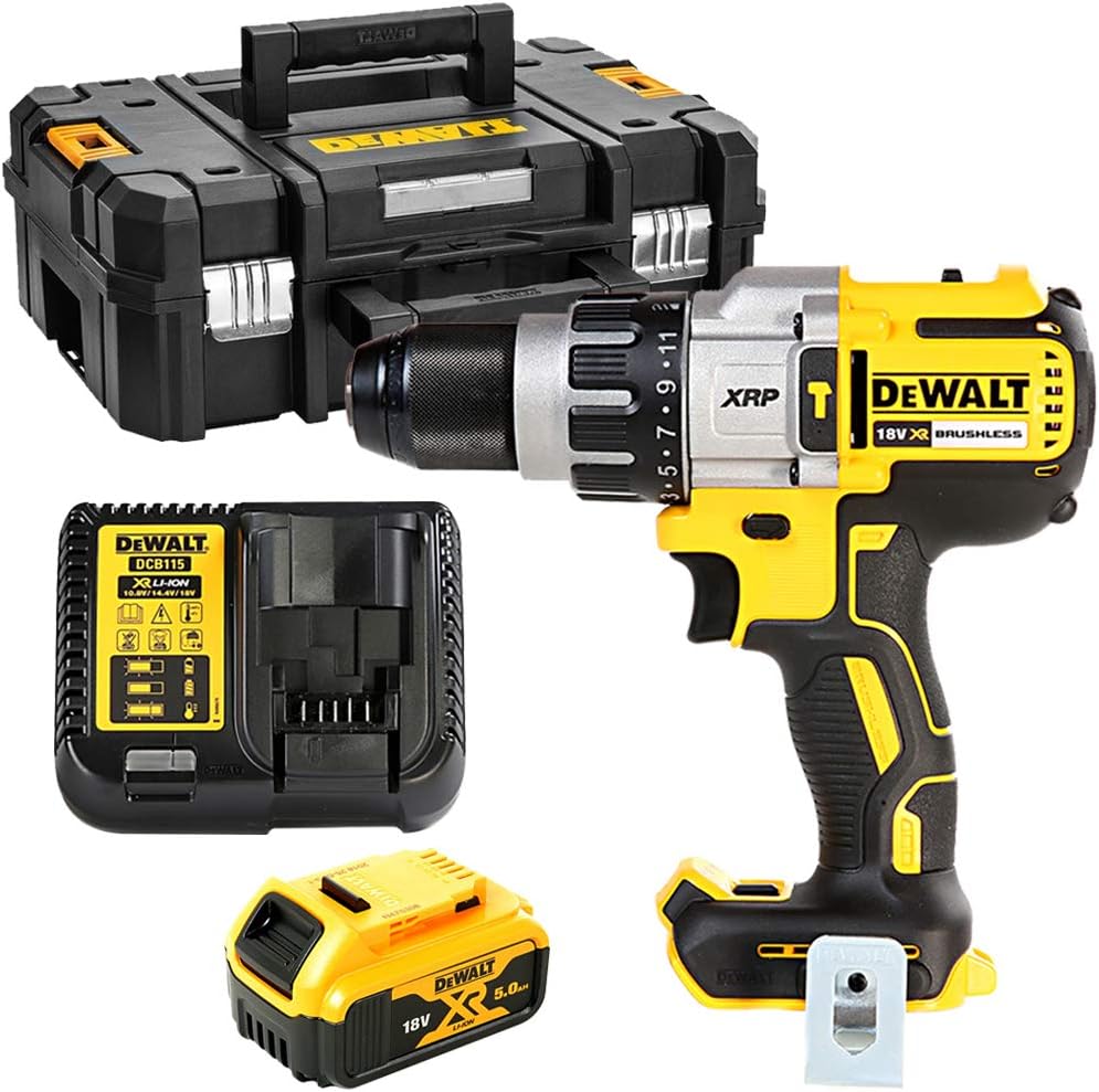 DeWalt DCD996 18v XR Brushless Combi Drill with 1 x 5Ah Battery