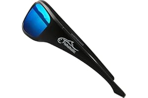 Fishoholic Polarized Bi-Focal Fishing Sunglasses with Reader Magnification (1.5x, 2.0x, 2.5x Options) and UV400 Protection