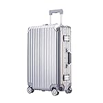 (アザブロ) AZBRO スーツケース 不規則な縞模様 鏡面 TSAロック 小型 ダブルキャスター メーカー1年品質保証