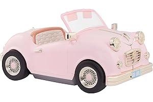 Our Generation – 18-inch Doll Accessories – Pink Doll Car – Toy Vehicle with Radio, Lights & Sounds – Pretend Play 3+ Years– 