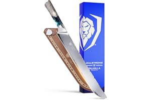 Dalstrong Slicing Knife - 12 inch Slicer - Valhalla Series - 9CR18MOV HC Steel - Celestial Resin & Wood Handle - Razor Sharp 