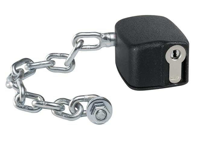 TOKOZ Pro Mülltonnenschloss / Mülltonnenverriegelung mit Profilzylinder - Passend für alle Mülltonnen und Container