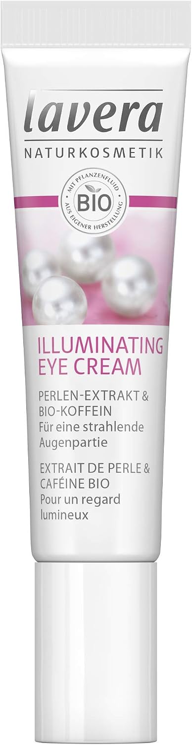 lavera Illuminating Eye Cream Pearl, Organic Plant Ingredients, Natural and Innovative Face Care Pack of 1 (1 x 15 ml) - Image 3