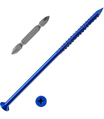 Tornillos Azules Para Concreto, Cabeza Plana Phillips, Stalgard Az