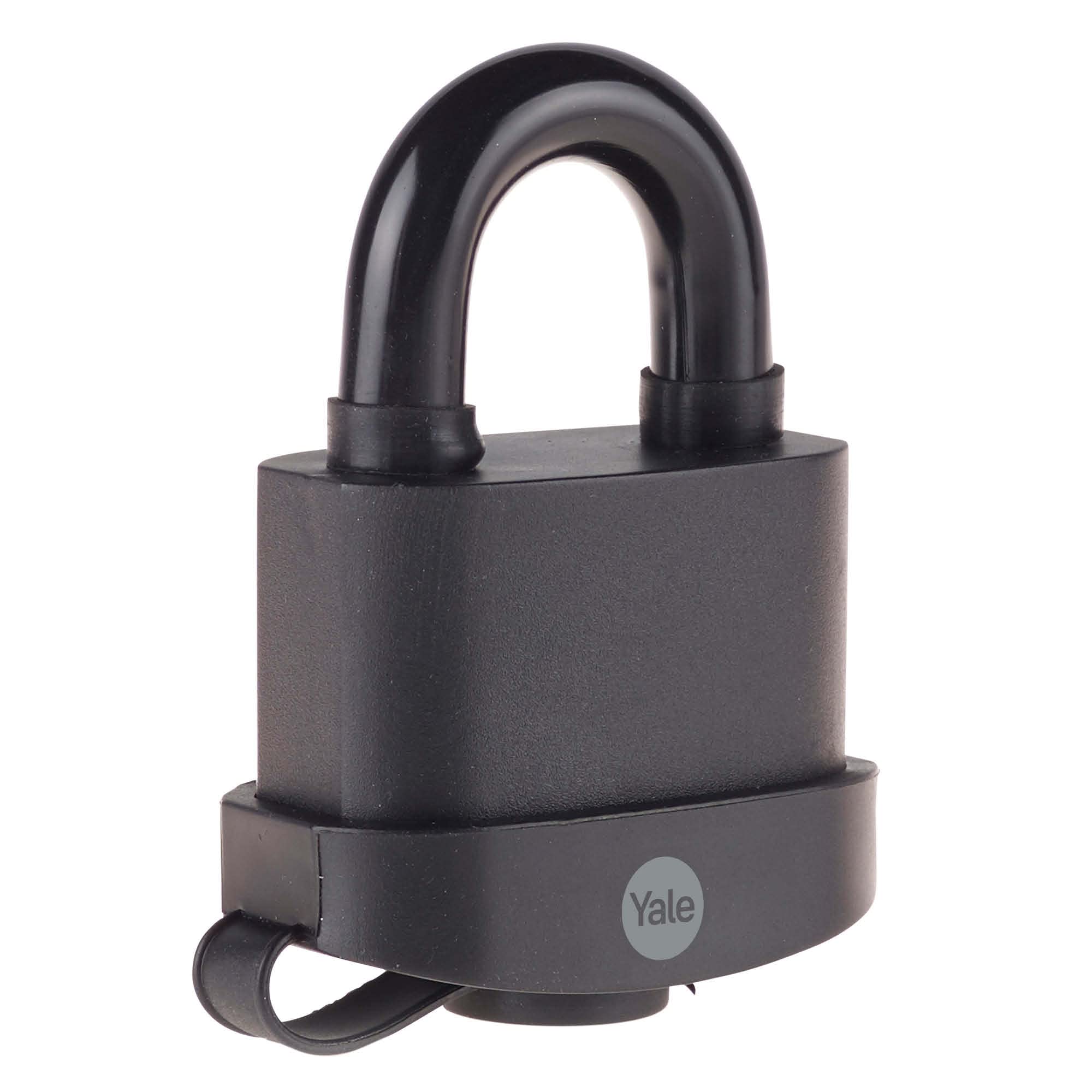 Yale - Y220B/61/123/1 High Security 61mm Weatherproof Padlock - Open Hardened Steel Shackle - 3 Keys