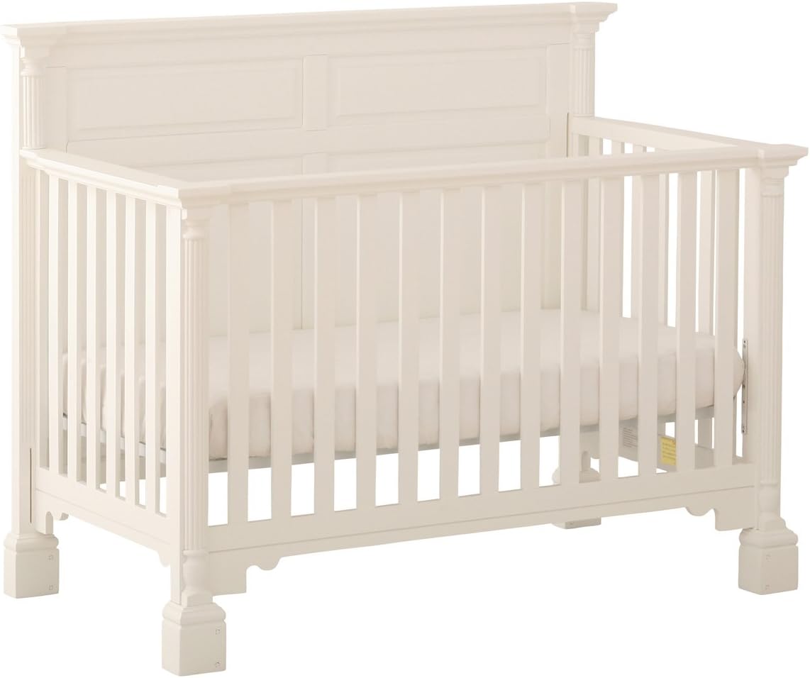 antique white crib