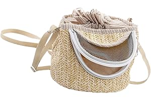 FONDOTIN 1pc Portable Hamster Pet Carrier Bag Cylinder Design for Outdoor Travel Pet Carry Bag Lightweight and Convenient for Hamsters Gerbils and Other Pets