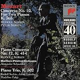 CONCERTO 10 FOR 2 PIANOS / PIANO TRIO, K. 502      image