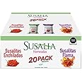 Susalia Botana Maíz con Nopal Horneada, Flamas y Enchiladas (20 Pack)