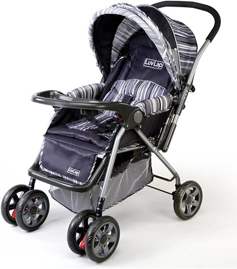 Buy Luv Lap Baby Stroller Pram Comfy Deep Grey Online At Low Prices In India Amazon In