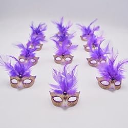 Yiseng Mini Masquerade Mask Party Decorations 12pcs