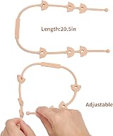 MumEZ 5 Pack Silicone Pacifier Clips Toy Safety Straps Stroller High Chair view 3