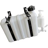 Quick Access Portable Water Tanks for Truckers Hand Washing Outdoor Sanitation Easy Mount Water Storage Tanks with Faucet Outdoor