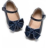 Flaryzone Toddler/Little Girls' Ballerina Flat Mary Jane Princess Dress Shoes - Wedding School Party