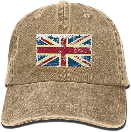Adjustable Baseball Caps British Flag Cowboy Style Trucker Cap