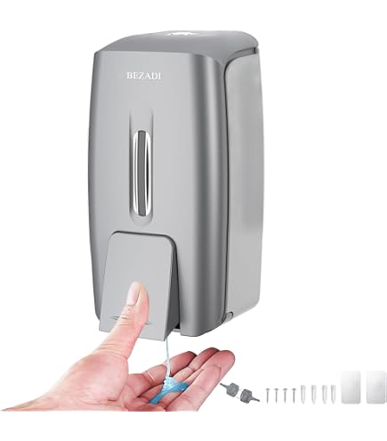 Amazon.com: BEZADI 800ml Manual Soap Dispenser Wall Mount with