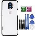 ubrokeifixit for OnePlus 6T Housing Rear Back Glass Door Cover Replacement for OnePlus 6T A6010 A6013 LTE 6.41" (Clear)