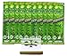 Juicy Jay Hemp Wraps Natural (10 Packs, 2 Wraps Per Pack) Total 20 Wraps with ES Scoop Card