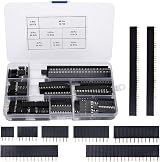 VooGenzek 120 PCS 2.54mm Breakaway Female Header Kit for Arduino Shield