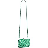 Vera Bradley Women's Cotton Wallet Crossbody Purse with RFID Protection