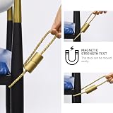Pretty Jolly 2 Pack Magnetic Curtain Tiebacks 16 Inch Gold view 5