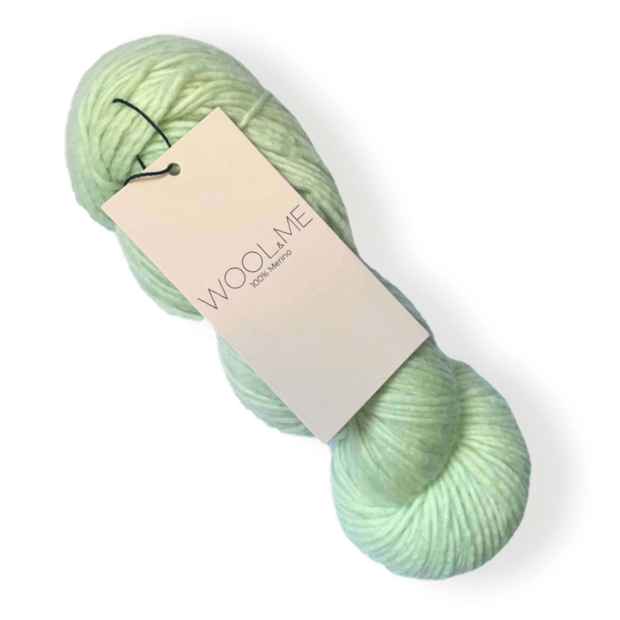 Photo 1 of Wool&me 100% Merino Wool Yarn, Luxurious, Soft, Crocheting & Knitting, DK, Worsted Weight Yarn (207 Yds, 3.5 Oz) (207 Yds, 3.5 Oz)(Sage Green)