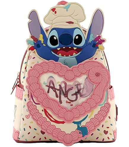 Loungefly Lilo & Stitch Be Mine Mini Backpack : Clothing, Shoes & Jewelry