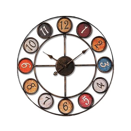 Amazon Com Jaiconfiance Unique Wall Clock Silent Wall Clock