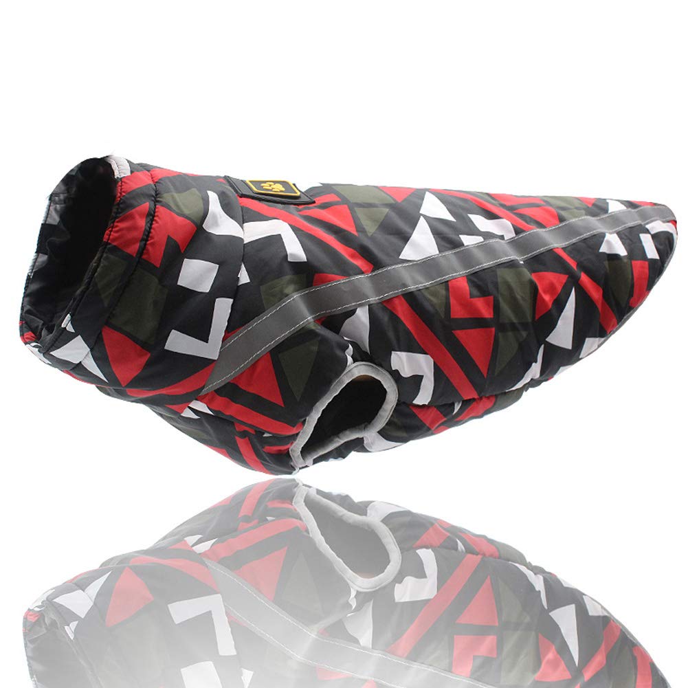 BT Bear Dogs Warm Coats Jackets,Dog Winter Clothes Soft Light Waterproof Coat Vest Padded Puffer For Puppy Small Dogs (S, Red Plaid)