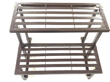 Krisbal Metal Pot Stand, Brown, L X W X H-690 X 437 X 631mm
