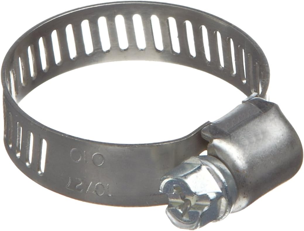 Precision Brand M10P Micro Seal, Miniature Partial Stainless Worm Gear Hose Clamp, 1/2" - 42370 (Pack of 10)