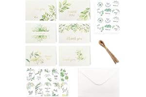 DanziX 122 Pack Thank You Cards with Envelopes, 4x6 Inches Thank You Notes for Engagement, Bridal Shower, Business, Baby Show