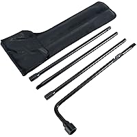FreeTec Premium Spare Tire Tool Replacement Kit Compatible with 99-15 Chevy Silverado GMC Sierra, Lug Wrench Spare Tire Jack