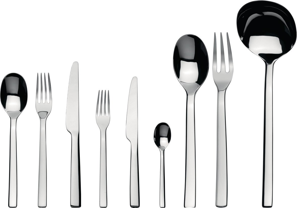 Alessi | Ovale REB09S75 - Design Cutlery Set, 75 Pieces, Stainless Steel