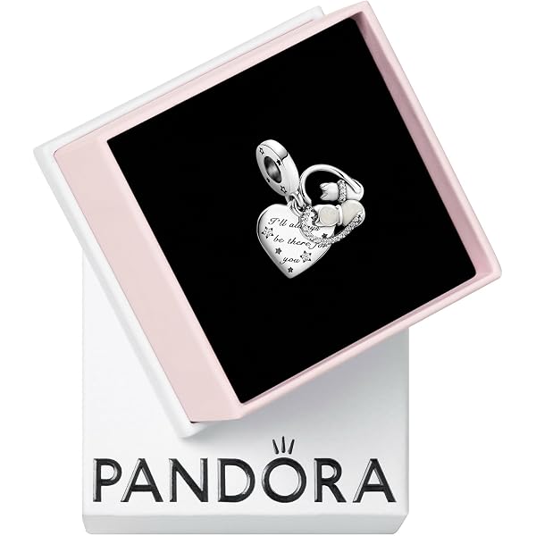 Amazon.com: PANDORA Camera, Heart & Compass Triple Dangle Charm