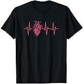 Human Heart Heartbeat Cardiologist Heart Surgeon Cardiology T-Shirt