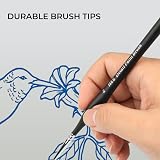 H&S Detail Paint Brushes Set 6pcs Fine Tip for Acrylic Watercolor Oil view 6