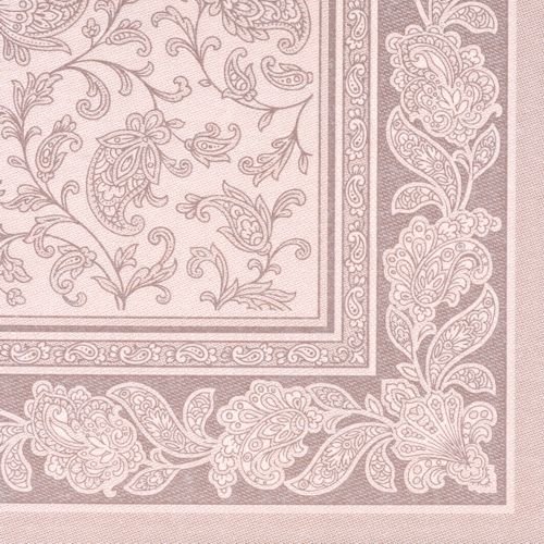 Papstar, Royal Collection #19894 Serviettes 1/4 Fold 40 cm x 40 cm Mocha Ornaments