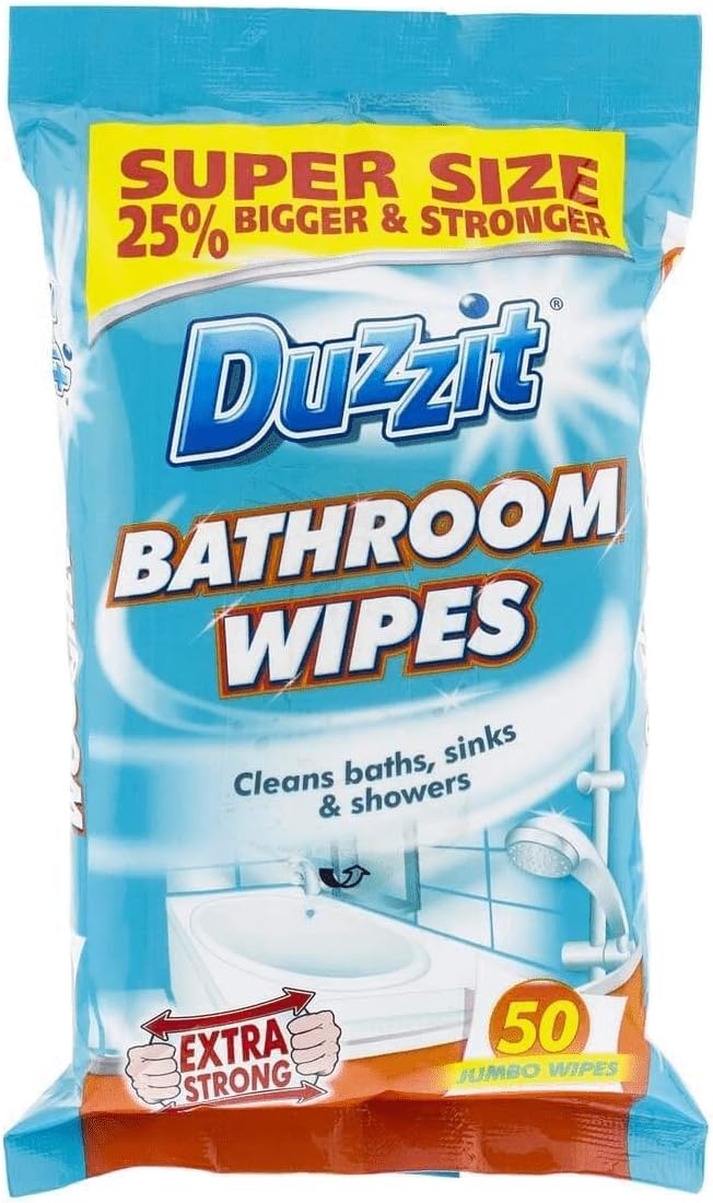 Duzzit Bathroom Wipes 50 PACK