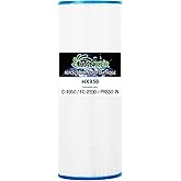HANXER® PRB50-IN Spa Filter Cartridge Compatible with C-4950, 413-212-02, Filbur FC-2390, 03FIL1600, 17-2380, J200 Series, SD-00201, SD-00455, 40506, 50 Sq.Ft Hot Tub Filter, 1 Pack