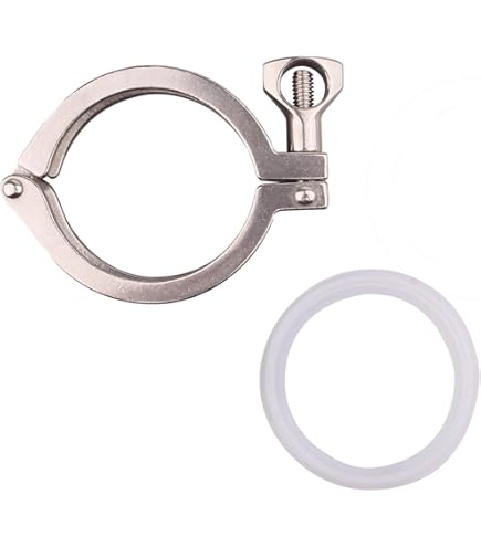 Tri Clamp Klemmverbinder Aus Edelstahl 304 - Ideal Für Brauerei & Lebensmittel