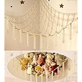 Stuffed Animal Storage Hammock or Net - Large Toy Hammock Net for Stuffed Animals Corner -Cute Hanging Stuff Animal Organizer