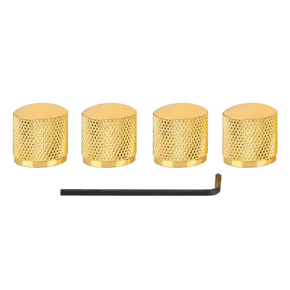 Guitar Knobs 4pcs Replacement Tone Control Knob Volume Vault for Electric Bass Guitar Musical Instrument Accessories Musical Instrument Accessories